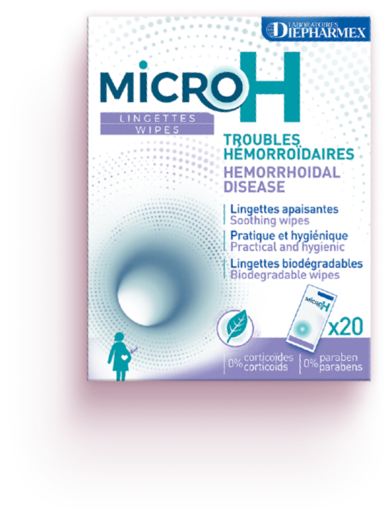MicroH Lingettes packaging